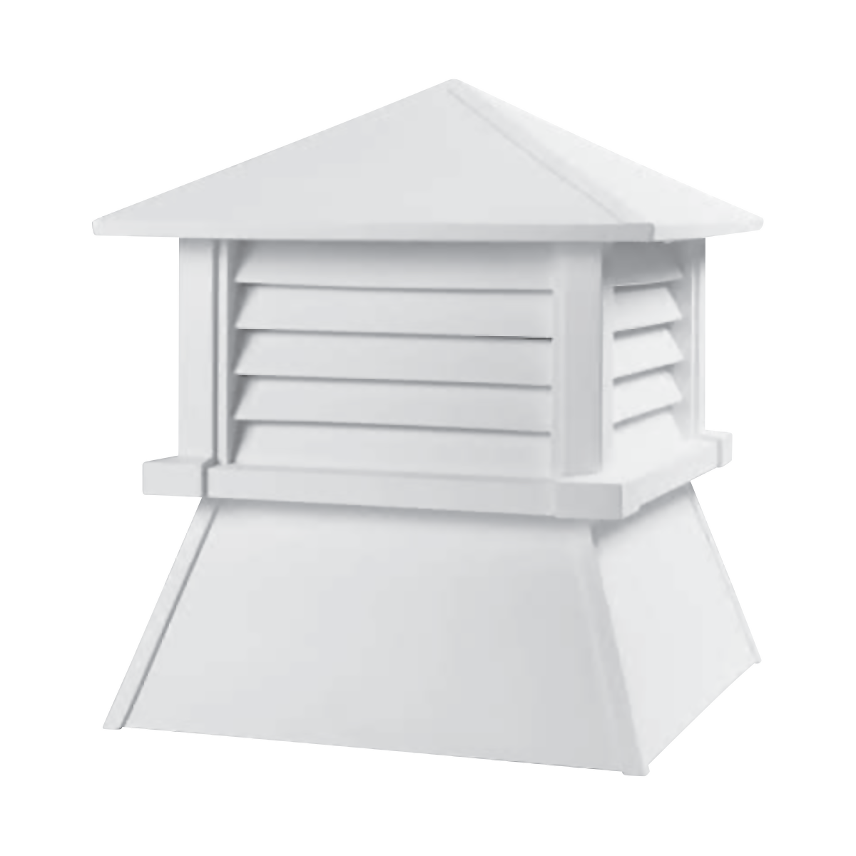 Architectural cupola with classic detailing for roof enhancement and ventilation."